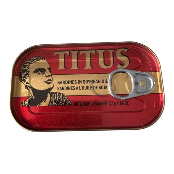 Sardine à huile de soja - Titus (125g)