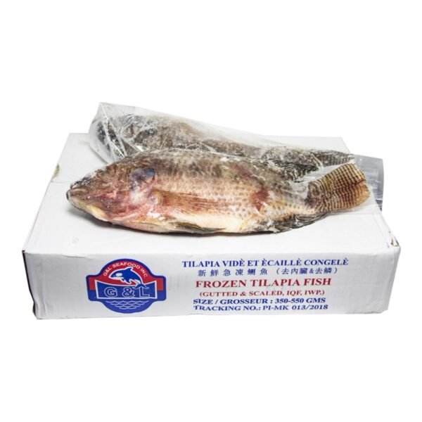 Poisson tilapia- petit Carton (5 unites), 2,27kg