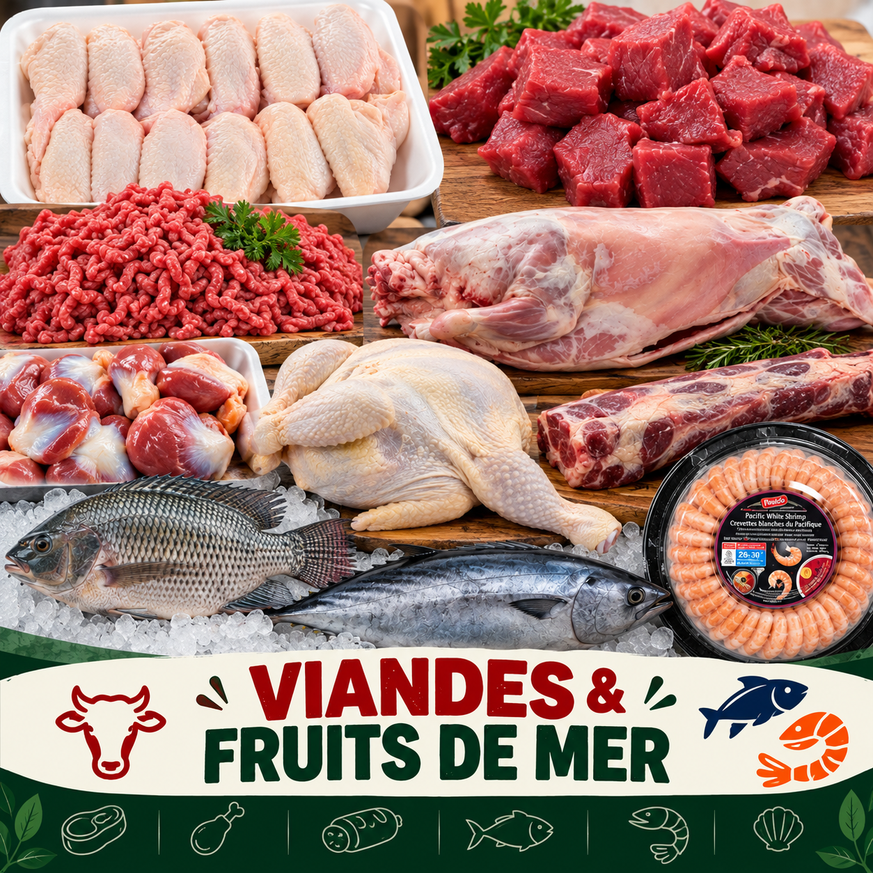 Viandes & Fruits de mer